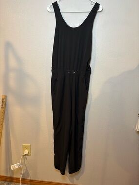 Patagonia Black Sleeveless Cross Back Jumpsuit